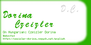 dorina czeizler business card